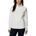 Columbia Fleeceshirt GLACIAL IV 1/2 ZIP mit halbem Reißverschluss, hoch geschlossener Ausschnitt weiß XXL (50/52)