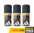 adidas Men Power Booster Deodorant Roll-on 72H Schweiß- & Geruchsschutz 3er Pack
