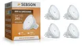 4x LED Lampe GU5.3 MR16 warmweiß 4W Leuchtmittel Strahler Spot 12V 300lm SEBSON