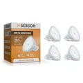 SEBSON LED Lampe GU5.3 / MR16 warmweiß 3.5W, ersetzt 30W Glühlampe, 280 Lumen, 12V DC, Leuchtmittel 110°, 4er Pack