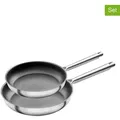 Zwilling 2er-Set: Bratpfannen ''TrueFlow'' in Silber