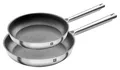 Zwilling True Flow Bratpfanne 2er Set Universalpfanne Induktion Edelstahl