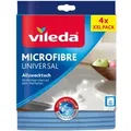 Vileda Geruchsstop Microfaser Allzwecktuch 116359 , 1 Packung = 4 Tücher