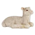 colourliving Schaf Figur Lamm Nancy liegend – detailreiche Dekofigur aus Polyresin – handbemalte Gartenfigur wetterfest – naturgetreue Deko für Haus, Garten & Krippe