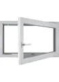 Meeth Kellerfenster 80 x 40 cm DIN rechts 1 Flügelig Dreh-Kipp weiß