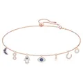 Swarovski Symbolic Halskette, mehrfarbig, Rosé vergoldet