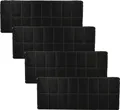vhbw 4x Aktivkohlefilter kompatibel mit Bosch CD53030, CD53030/05, CD5202/04, CD52030, Constructa, CD53030/08 Dunstabzugshaube - 42 x 16,8 x 3,1 cm