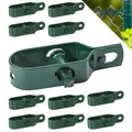 Fepro® Drahtspanner verzinkt, grün kunststoffbeschichtet, 90mm - 10 Stück, ideal für Maschendrahtzaun Spanndraht, Zaunspanner, Drahtzaun Spanner für Garten Spanndraht Wildzaun Forstzaun Weidezaun