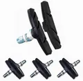 BAYLI V-Brake 8 Stück Fahrrad Bremsen Set für Shimano, 4 Paar Bremsschuhe schwarz