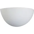 Lindby Wandleuchte Wandlampe Innen Pascali 9613005 Modern in Weiß aus GipsTon 1-flammig E14 Wohnzimmerleuchte