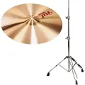 Paiste PST 7 14" Thin Crash + Beckenständer Set