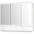 Jokey Spiegelschrank Lymo 58 cm x 49,5 cm Weiß Hochglanz Grifflos