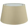 Wogati Lampenschirm Wogati Premium Stehlampe Lampenschirm Konisch beige|goldfarben Ø 27 cm