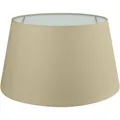 Lampenschirm Baumwolle | XXL: Ø35 cm | Konisch | E14/E27 | Beige