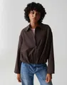 OPUS Jackenblazer JELANI Regular aus feinem Twill lockere Passform, glatter Griff