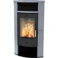 Fireplace Malta Kaminofen Speckstein Schwarz 6 kW