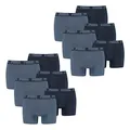 PUMA 12 er Pack Boxer Boxershorts Men Herren Unterhose Pant Unterwäsche, Farbe:037 - Denim, Bekleidungsgröße:XL