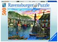 500 Teile Ravensburger Puzzle Morgens am Hafen 15045