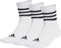 adidas Performance Funktionssocken 3STREIFEN CUSHIONED SPORTSWEAR MIDCUT SOCKEN, 3 PAAR (3-Paar)