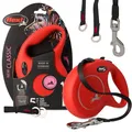 Einziehbare Hundeleine Automatikleine Rollleine 50kg 5m Große Hunde Leine Robust