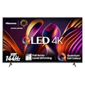 Hisense 65E7NQ Pro 164 cm (65 Zoll) Fernseher, 4K UHD, QLED, Smart TV, Total HDR, Dolby Vision IQ Atmos, 144Hz (VRR), HDMI 2.1, Game Mode PRO, Triple Tuner, Alexa Built-In, Dunkelgrau, [2024]