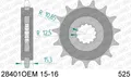 Afam Kettenrad 525 17z leise
