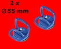 2 x Hochwertige Kleine Gummisauger Vakuumsauger Glasheber Saugheber Ø 55mm B7987
