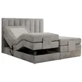 BOXBETT COMFORTO 200/200 - Hellgrau Velvet - H4
