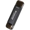 TRANSCEND ESD310C Black    128GB, USB-A 3.1/USB-C 3.1