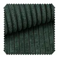 novely® PORTO - Polsterstoff in Breitcord-Optik - Ultraweicher Möbelstoff - Pflegeleichte Meterware 1 lfm | Farbe: 14 Dunkelgrün