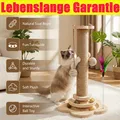 DayPlus Kratzbaum Kletterbaum Katzenbaum Sisal Katzenkratzbaum für Katzen 46CM