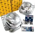 2x HELLA Hauptscheinwerfer für VW Golf II 19E 1G1 + BOSCH Glühlampen H4 + T4W