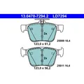 ATE 13.0470-7294.2 Bremsbelagsatz für AUDI SEAT VW SKODA Bremse Bremsbeläge