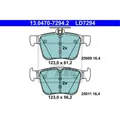 ATE Bremsbeläge 13.0470-7294.2 Bremsklötze für VW Passat Variant 3G5