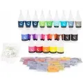 CREATEST Batikfarben-Set mit 20 Farben DIY Textilfarbe für Fashion & Spaß