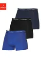 Calvin Klein Underwear Trunk CK TRUNK 3 PACK (3-St) in blautönen mit Logo-Elastikbund