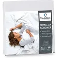 Matratzenschoner Atmungsaktive Matratzenauflage LISA Third of Life, 100% Wasserdichter Matratzenschutz, Matratzen-Topper mit Seitenwänden 60 cm x 120 cm