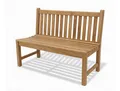 Gartenbank Picadelly 120 cm in Premium Teak ohne Armlehne