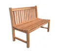 Premium Teak Gartenbank 120/150/180 cm Sitzbank Holzbank Teakbank Parkbank