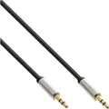InLine - Audiokabel - Mini-Phone Stereo 3,5 mm (M) - Mini-Phone Stereo 3,5 mm (M) - 3,0m - Schwarz (99213)
