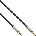 InLine® Slim Audio Kabel Klinke 3,5mm ST/ST, Stereo, 3m