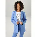 Aniston CASUAL Longblazer mit Reverskragen blau 40