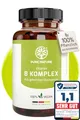 Vitamin B Komplex hochdosiert rein aus Buchweizen I 1000 mg Tagesdosis 8in1 B Vitamine I 90 Kapseln I Höchste Bioverfügbarkeit I Alle B-Vitamine I Mit B12 Vitamin OHNE Zusätze