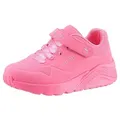 Skechers UNO LITE Slip-On Sneaker, mit praktischem Klettverschluss, Größenschablone zum Download rosa 27 EU