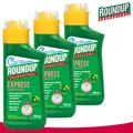 Roundup Unkrautfrei 3 x 500ml Express Konzentrat Moos Löwenzahn Bekämpfung