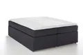 Möbelfreude Boxspringbett Boxspringbett Bella Anthrazit 200x220 cm H3, Anthrazit 200x220 cm H3, 7-Zonen Taschenfederkern-Matratze inkl. Visco