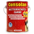 Consolan Wetterschutzfarbe weiss 201 2,5L BEULE