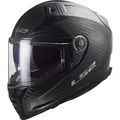 LS2 FF811 Vector II Carbon Glanz Motorradhelm mit Sonnenblende  Gr. S