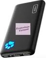 Power Bank, Ultra Slim 10000mAh Powerbank Klein Aber Stark, USB C in + out, INIU