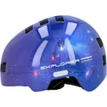 Fischer Kinder Fahrradhelm mit LED Rücklicht PLUS+ BMX Explorer S/M 54-58cm